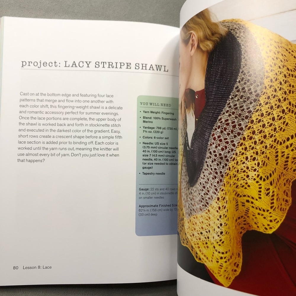 Gradient Knits ~ 10 Step by Step Lessons ~ Brand New! - Picture 5 of 8